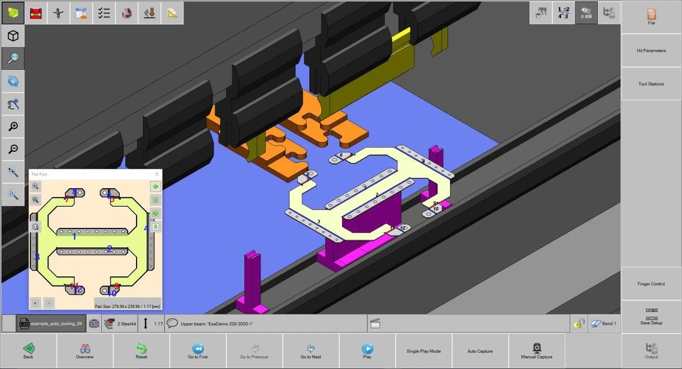 ESAS S675W 3D metal bending software