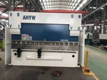 AHYW 10 피트 CNC 금속 브레이크 기계를 누르면