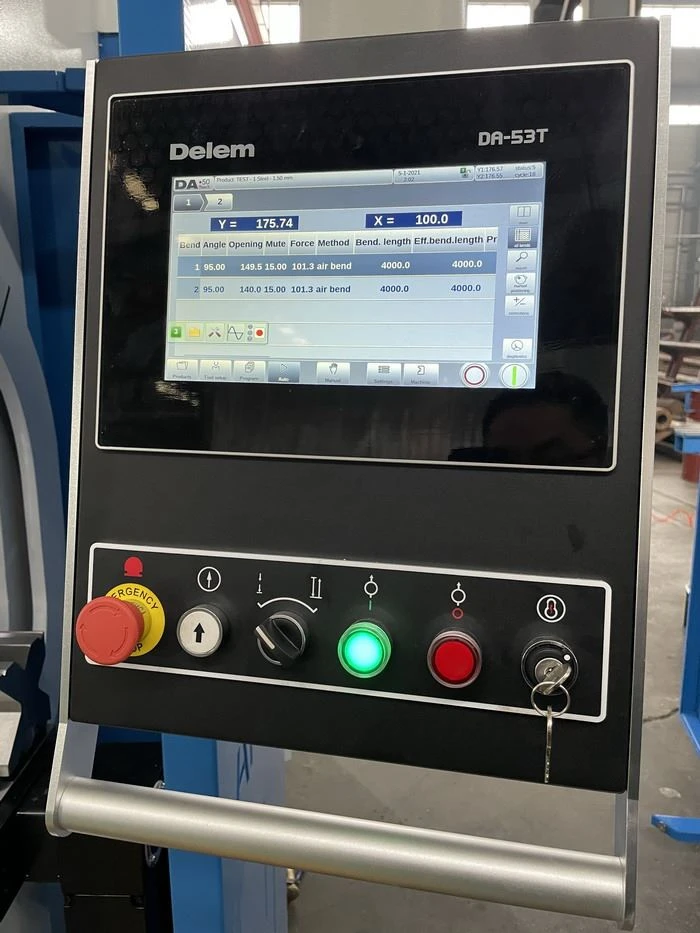DELEM DA53T touch screen cnc press brake bending controller ahyw yawei china manufacture